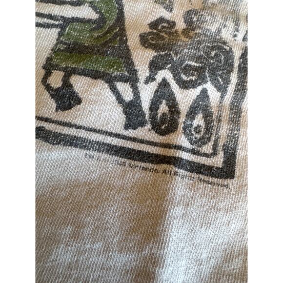 Vintage ‘06 Zelda Nintendo Game Promo M Delta Magnum Weight Grayish White Tee - Picture 3 of 8